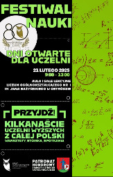 FESTIWAL NAUKI – DNI OTWARTE DLA UCZELNI