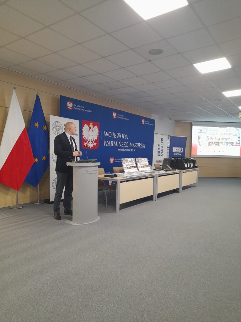12.01.2023- Uroczystość wręczenia nagród w konkursie plastycznym „TYLKO NIEPODLEGŁOŚĆ”, zorganizowanym przez Delegaturę IPN w Olsztynie — zdjęcie 1