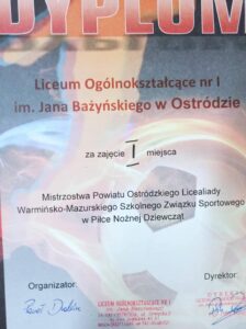 18.10.2022-Mistrzostwa Powiatu Ostródzkiego Licealiady w Piłce Nożnej Dziewcząt — zdjęcie 27