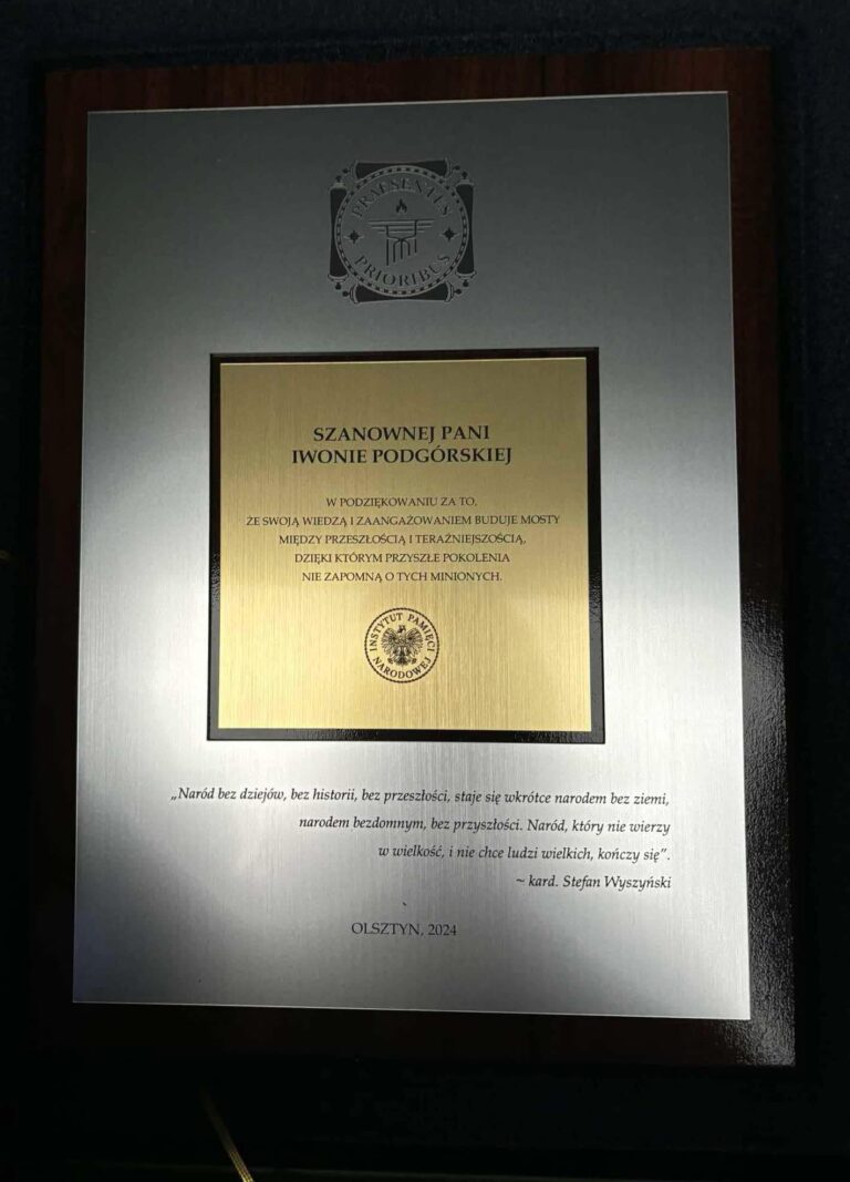 22.11.2024-PRAESENTS PIORIBUS NAGRODY IPN DELEGATURA W OLSZTYNIE — zdjęcie 11