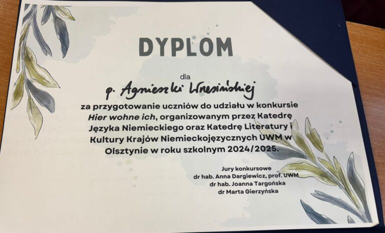 26.11.2024-PODSUMOWANIE KONKURSU "HIER WOHNE ICH" NA UWM W OLSZTYNIE — zdjęcie 3